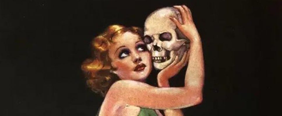 margaret brundage woman skull art