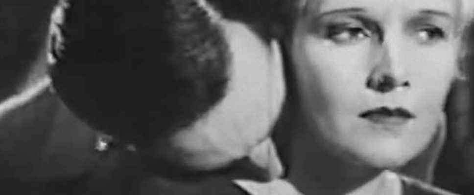 love from a stranger 1937 basil rathbone ann harding closeup banner