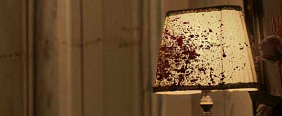 reviews "The Labours of Hercules" (2013) blood splattered lamp